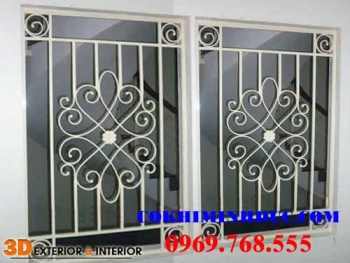 Sen hoa cửa sổ inox 04